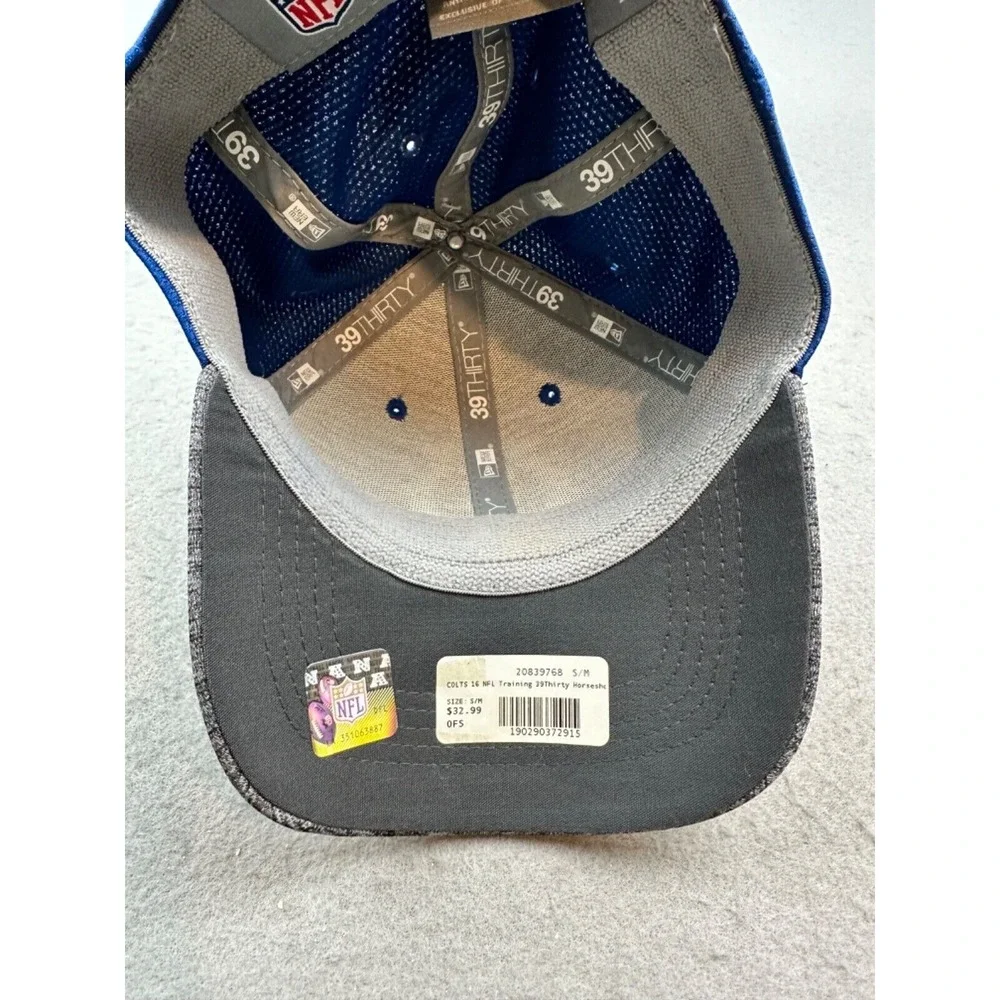 New Era 2016 39Thirty S/M Official NFL‎ Indianapolis Colts On Field Training Hat